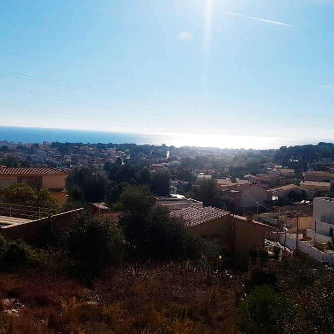 Terreno con vistas panorámicas al mar en Seguro de Calafell