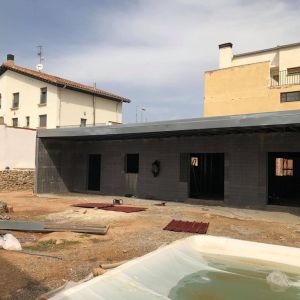 trabajos realizados en la construcción de las casas